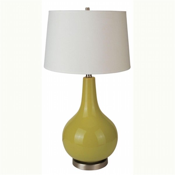 Cling 28   Ceramic Table Lamp Apple Green CL417590
